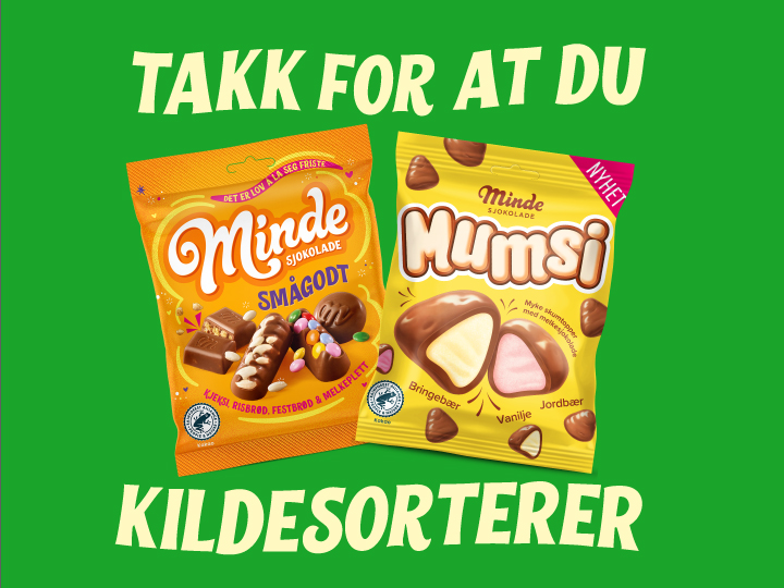 Minde puteposer -  Nå i gjenvinnbar emballasje!