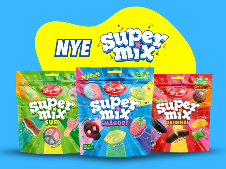 VÅR NYE SUPERMIX-FAMILIE ER HER!